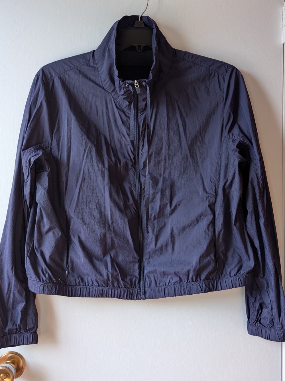 Lightweight  Maggie Lane Navy Windbreaker Jacket - Women